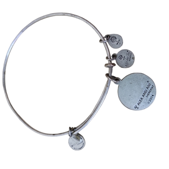 Alex & Ani Granddaughter Silver Bracelet - Picture 2 of 2
